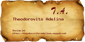 Theodorovits Adelina névjegykártya